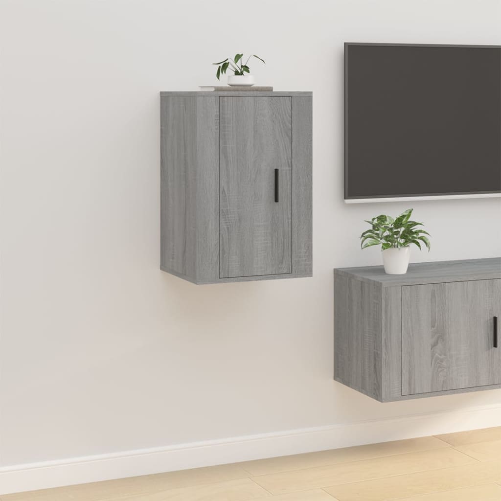 Wall Mounted Tv Cabinet 40X34,5X Grey Sonoma