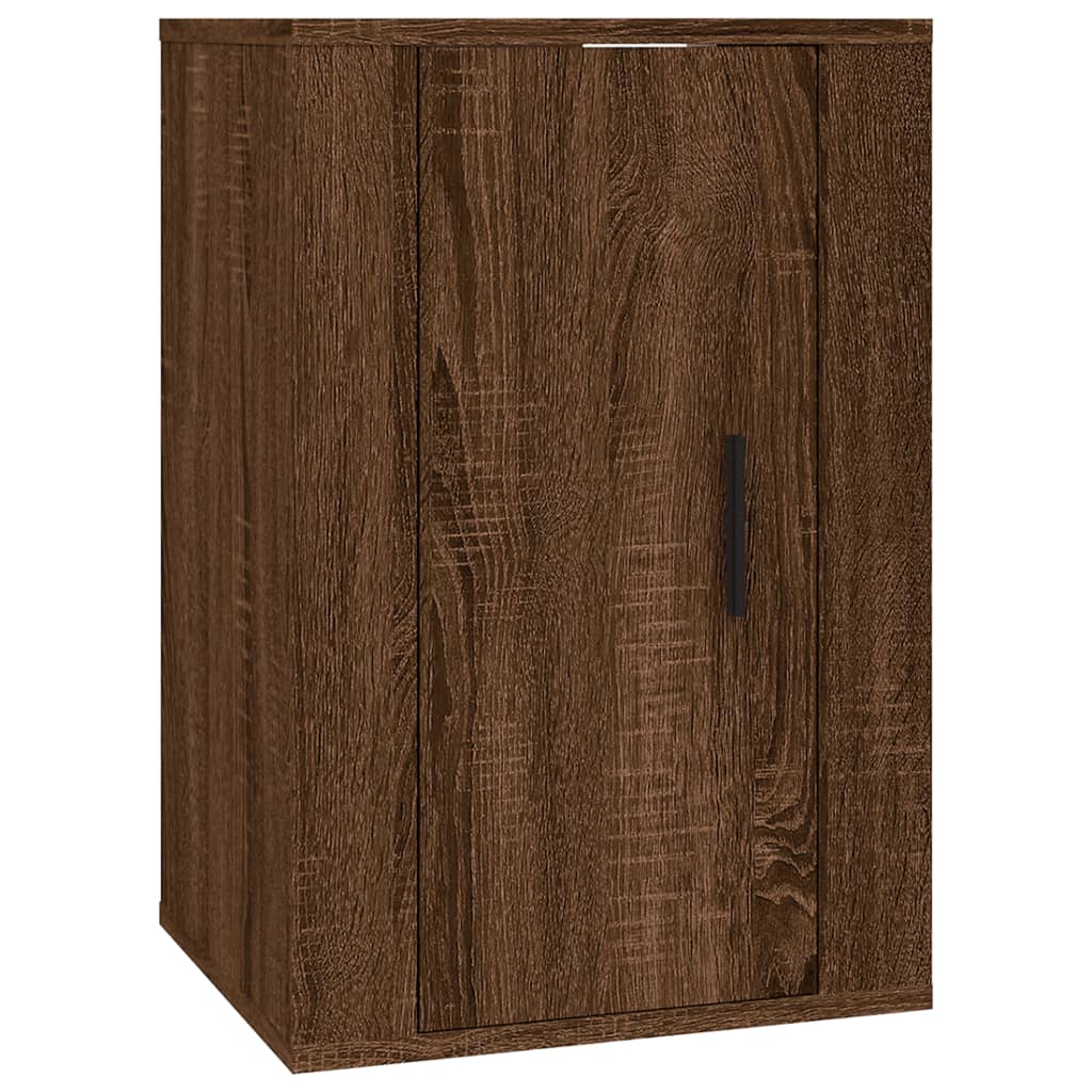 Wall Mounted Tv Cabinets 2 Pcs 40X34.5X Brown Oak