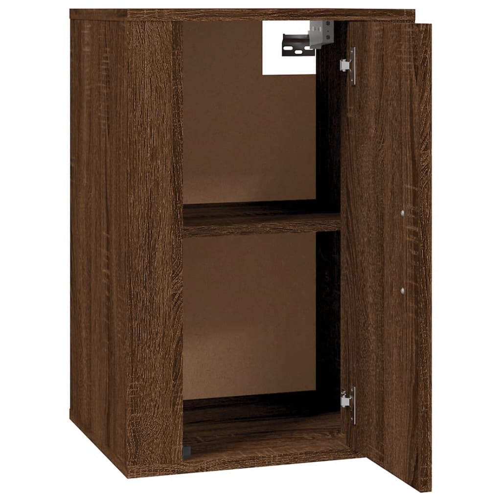 Wall Mounted Tv Cabinets 2 Pcs 40X34.5X Brown Oak