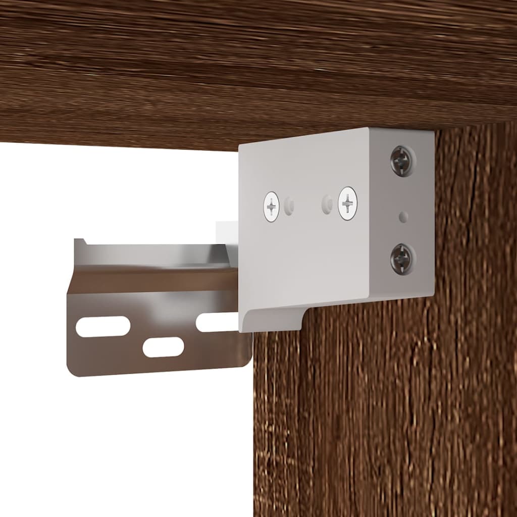 Wall Mounted Tv Cabinets 2 Pcs 40X34.5X Brown Oak