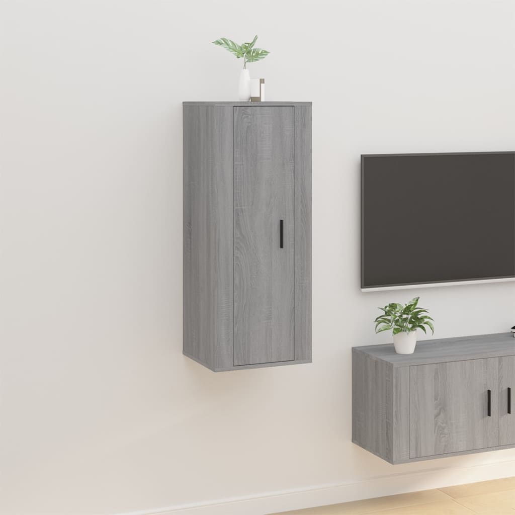 Wall Mounted Tv Cabinet 40X34,5X Grey Sonoma