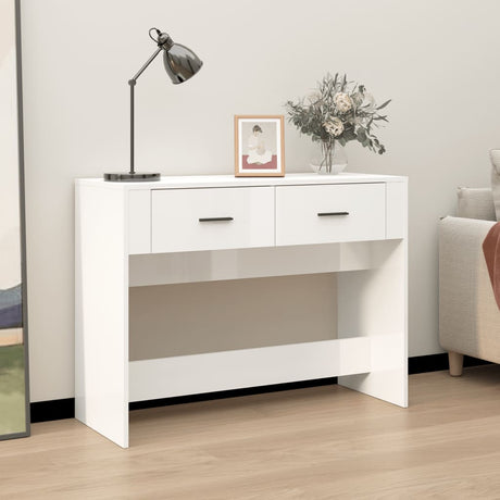 Console Table 100X39X75 Cm Engineered Wood