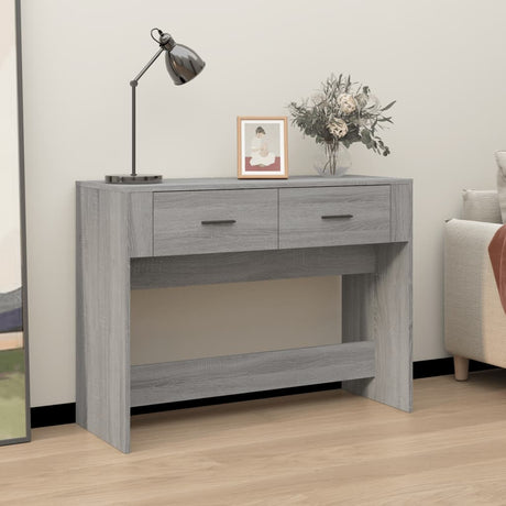 Console Table 100X39X75 Cm Engineered Wood