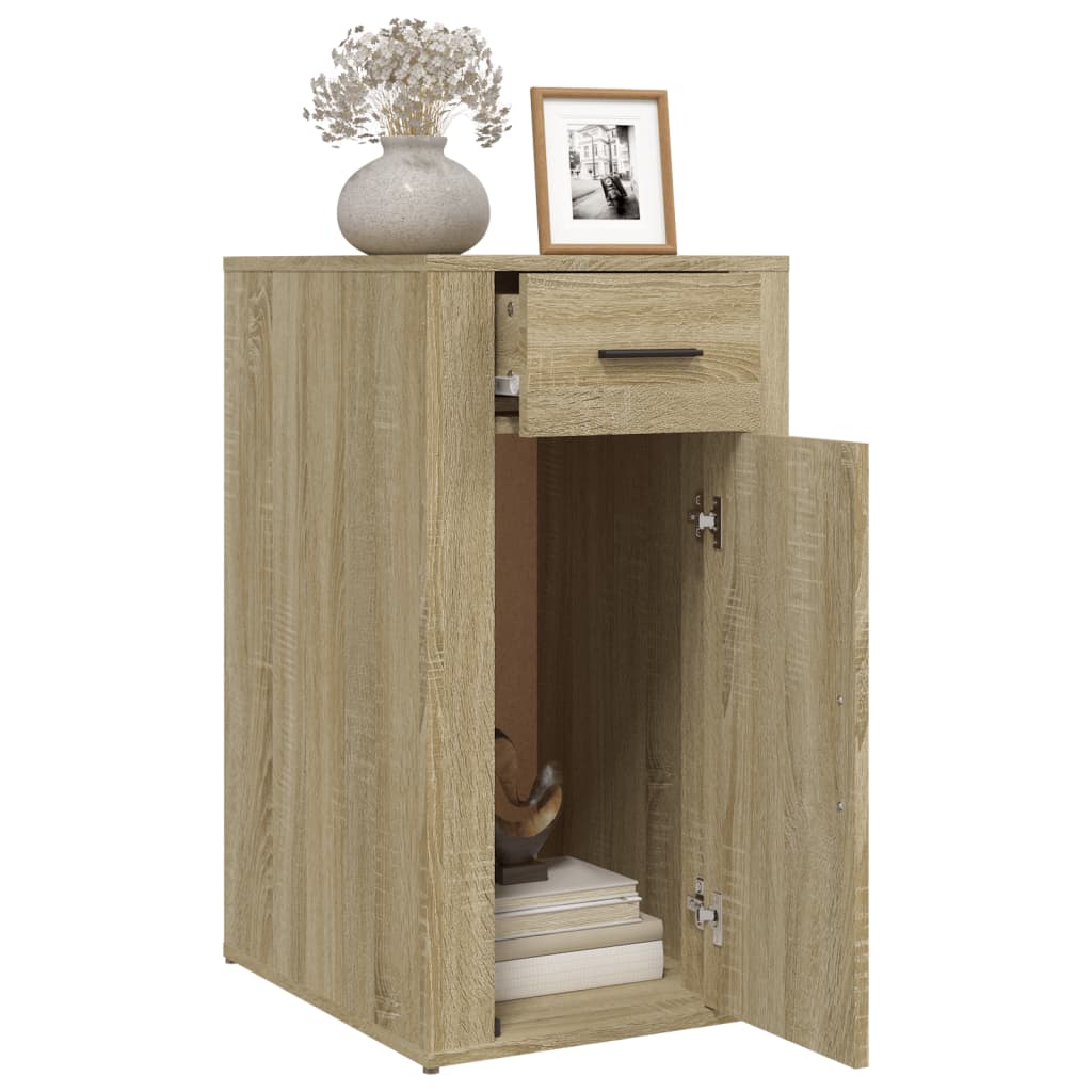 Desk Cabinet 40X49X75 Cm Engineered Wood