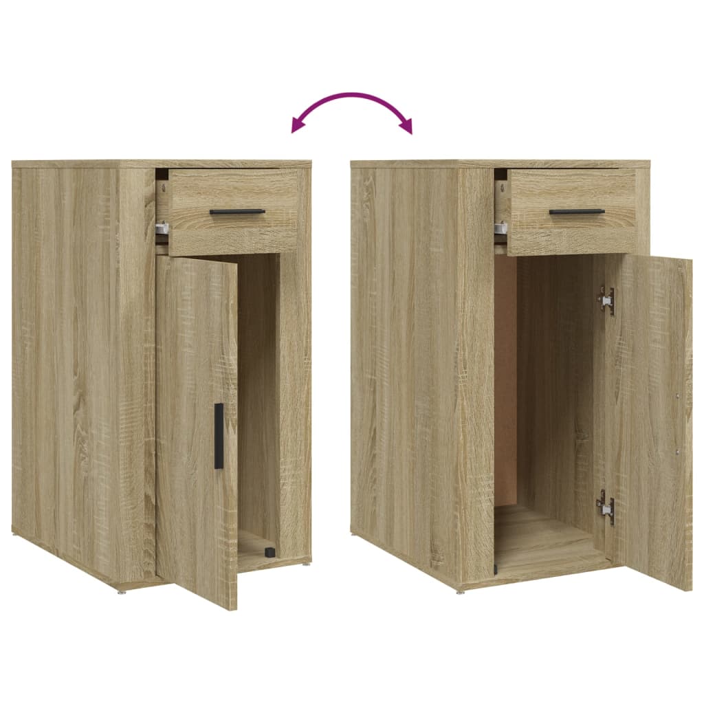 Desk Cabinet 40X49X75 Cm Engineered Wood