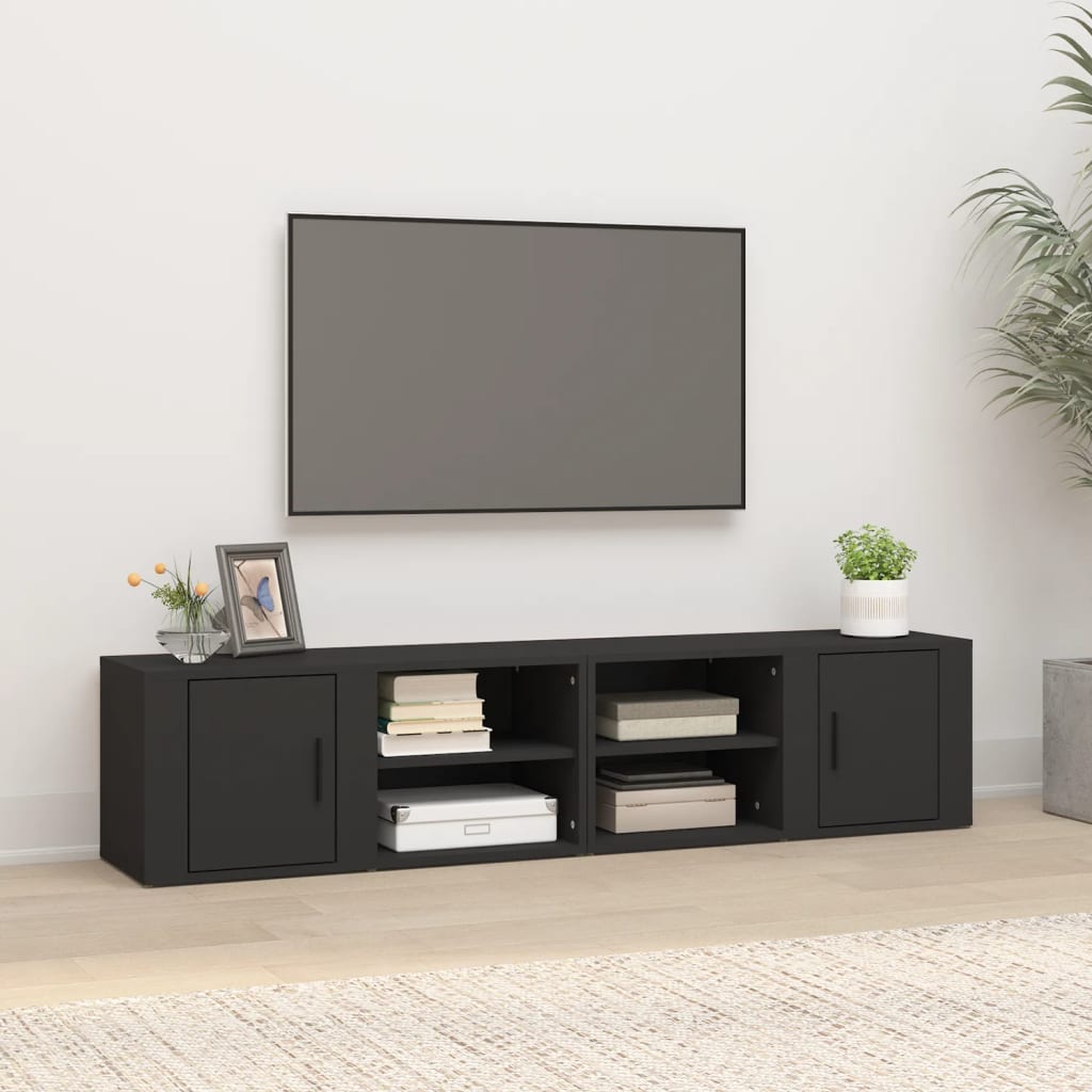 Tv Cabinet 80X31,5X36 Cm Engineered Wood