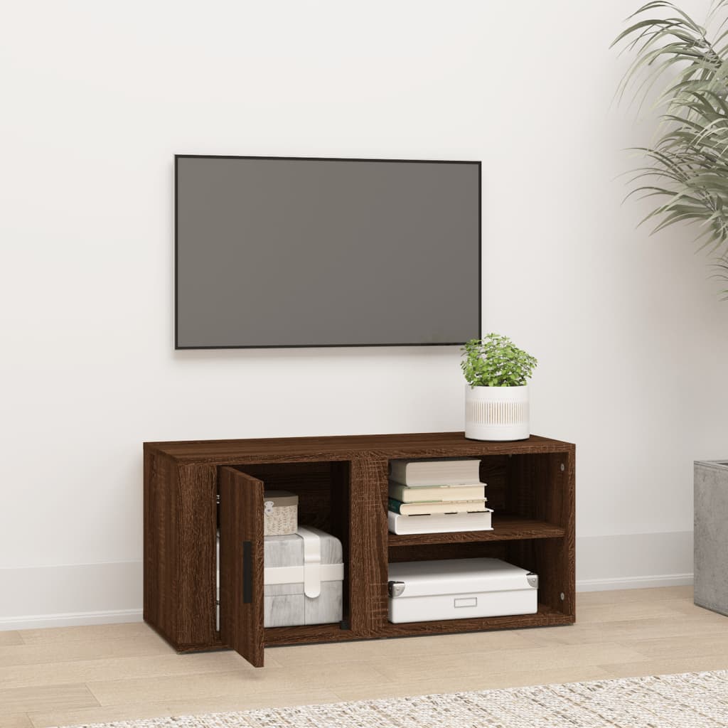 Tv Cabinet 80X31,5X36 Cm Engineered Wood