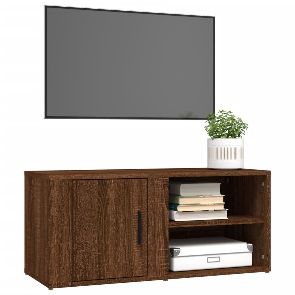 Tv Cabinet 80X31,5X36 Cm Engineered Wood