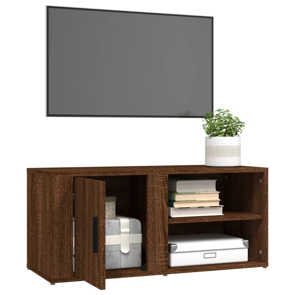 Tv Cabinet 80X31,5X36 Cm Engineered Wood