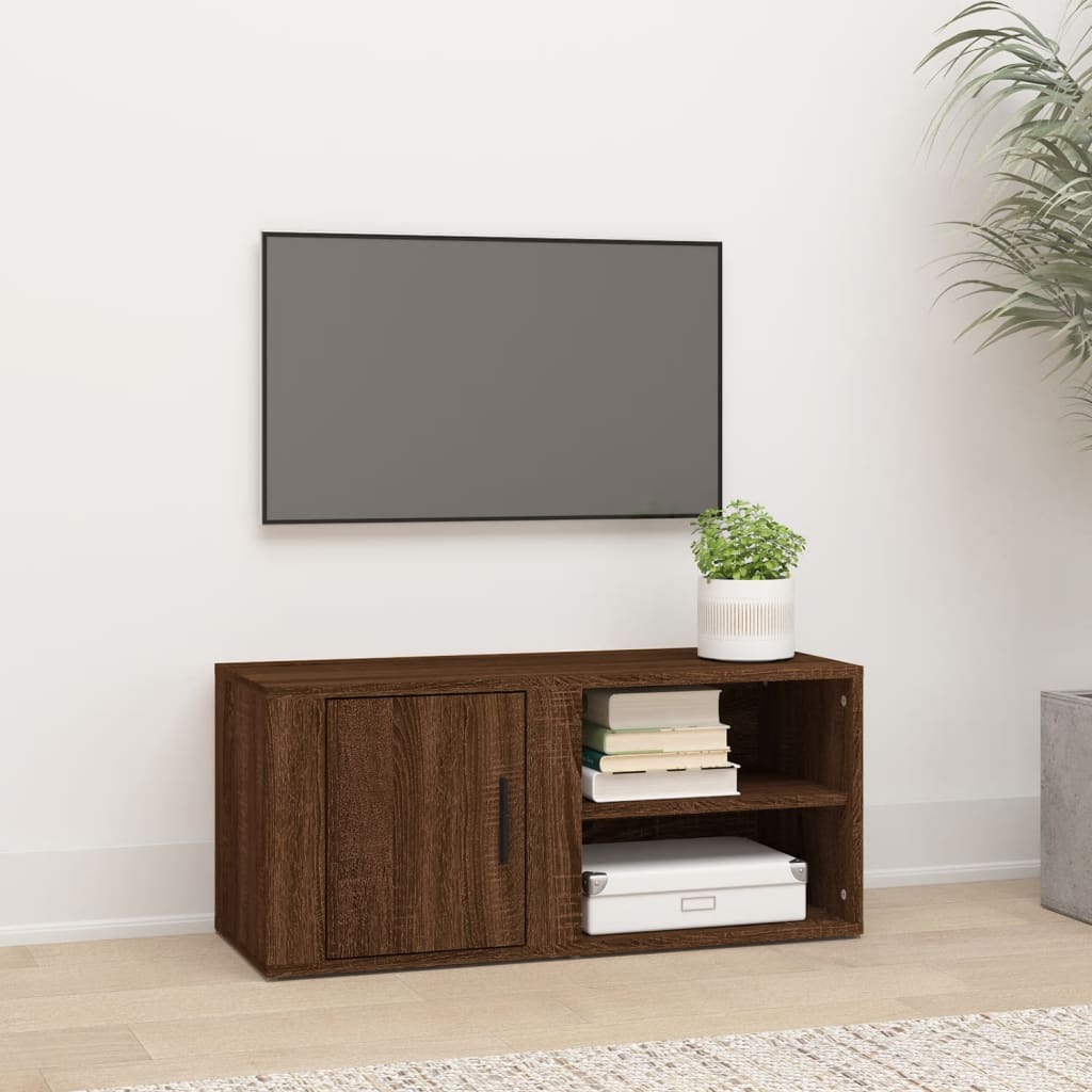 Tv Cabinet 80X31,5X36 Cm Engineered Wood