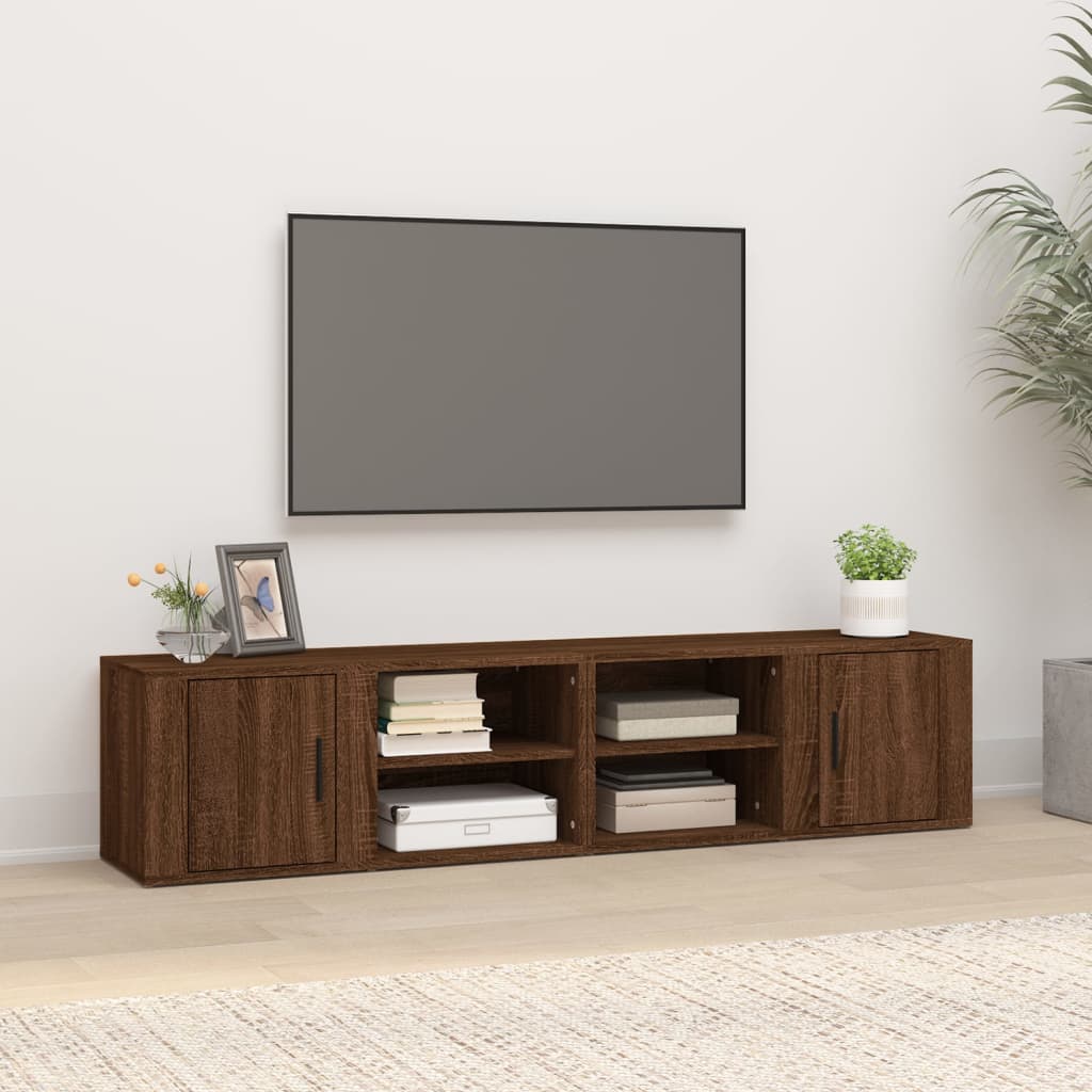 Tv Cabinet 80X31,5X36 Cm Engineered Wood