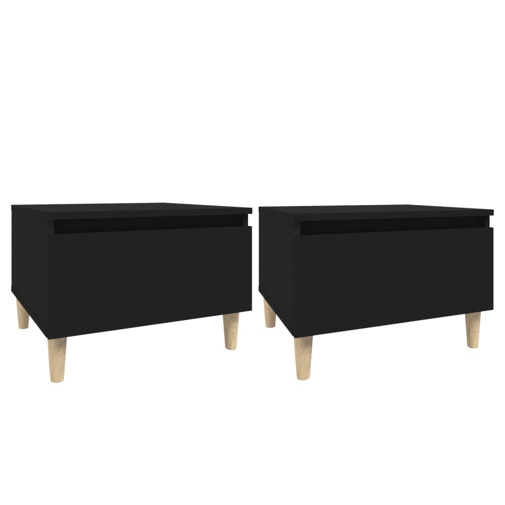 Side Tables 2 Pcs 50X46X35 Cm Engineered Wood