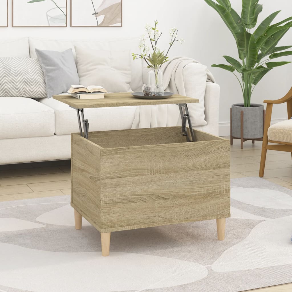 Coffee Table 60X44.5X45 Cm Engineered Wood