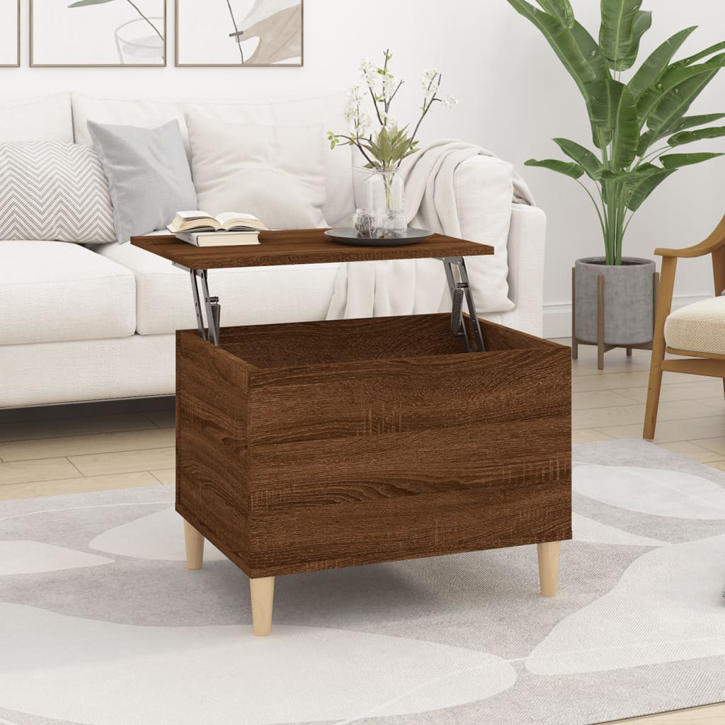 Coffee Table 60X44.5X45 Cm Engineered Wood