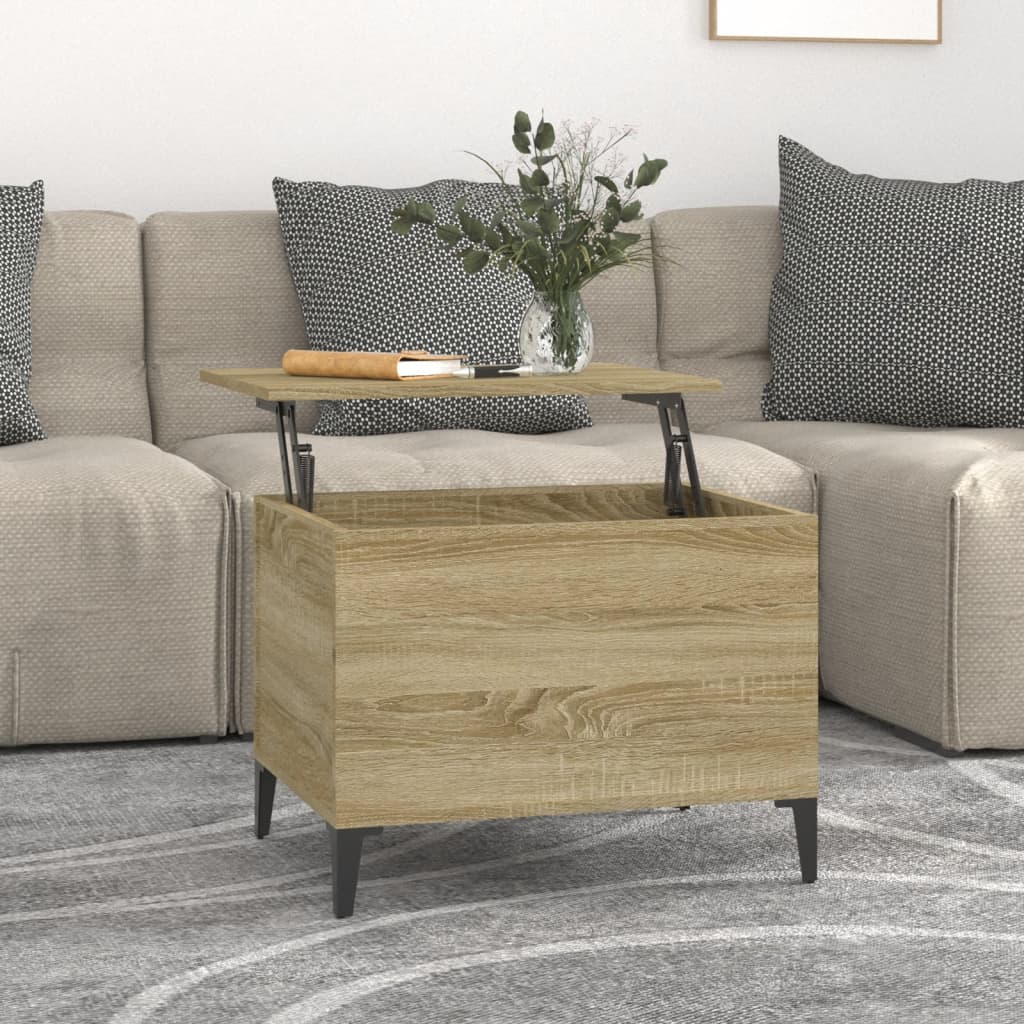 Coffee Table 60X44.5X45 Cm Engineered Wood