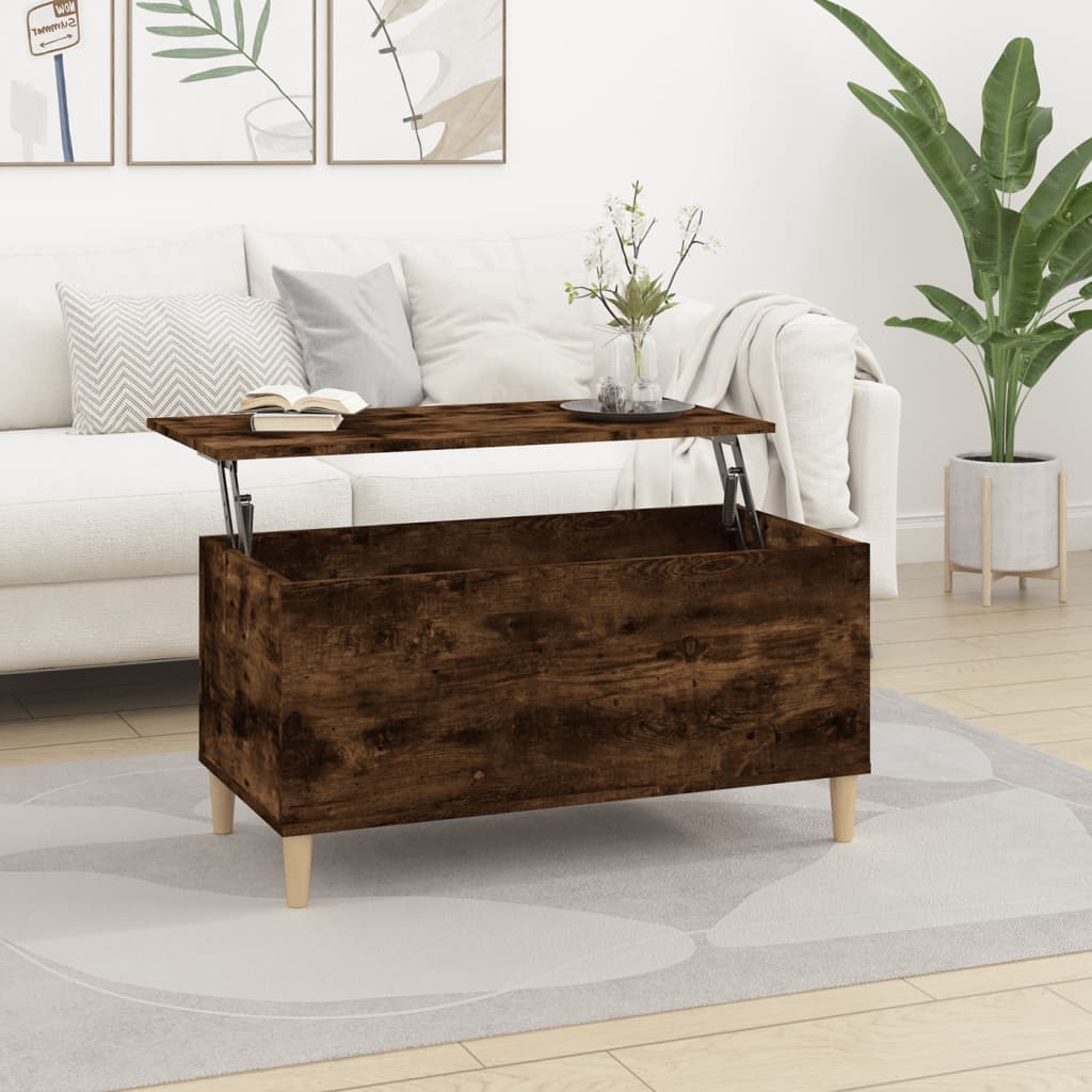 Coffee Table 60X44.5X45 Cm Engineered Wood