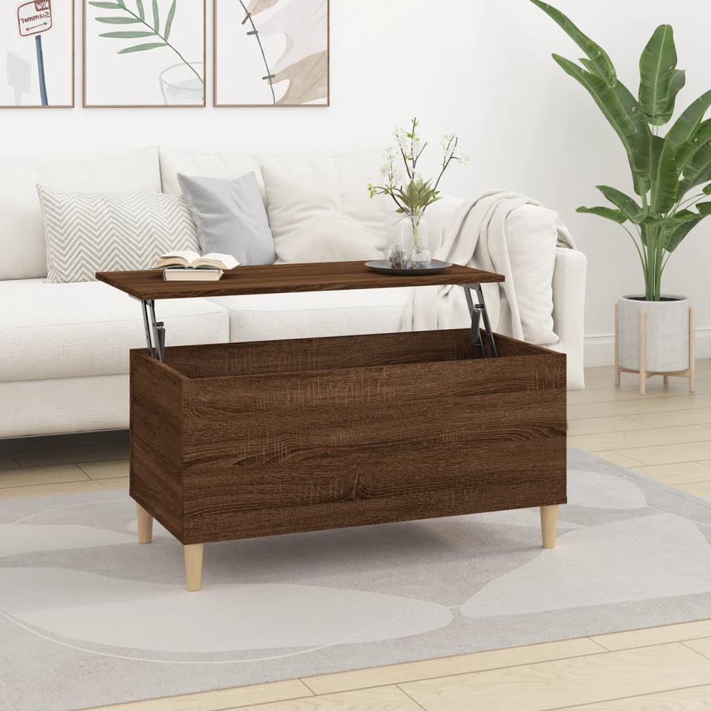 Coffee Table 60X44.5X45 Cm Engineered Wood