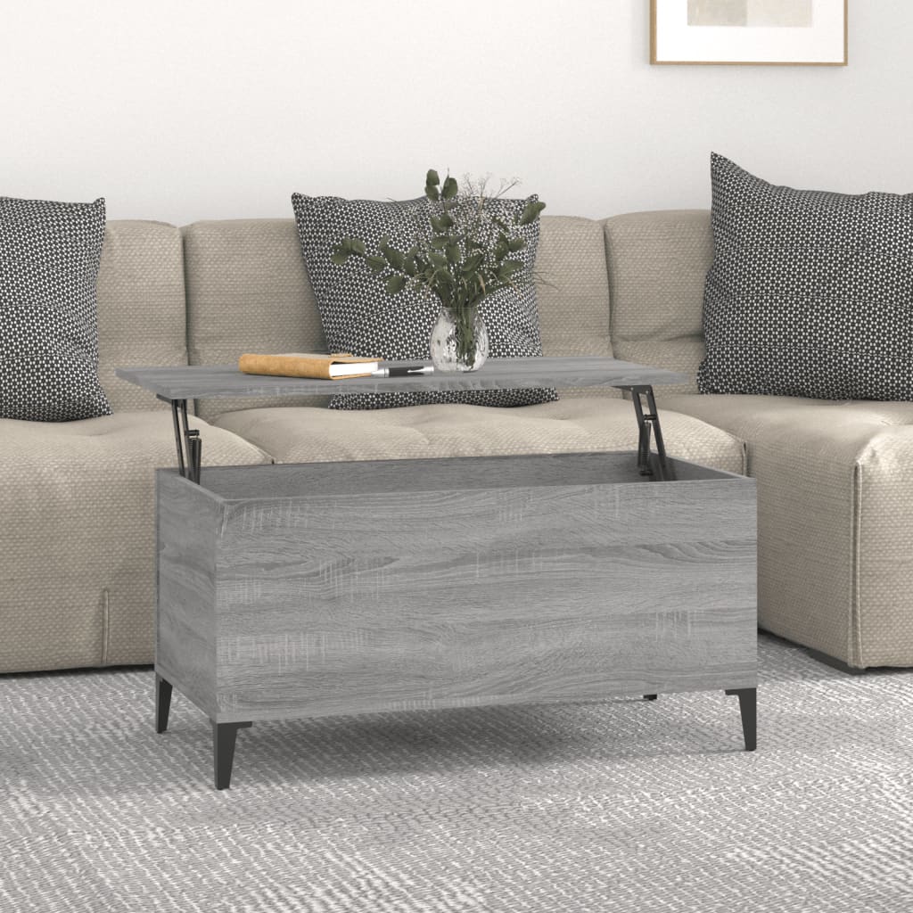 Coffee Table 60X44.5X45 Cm Engineered Wood