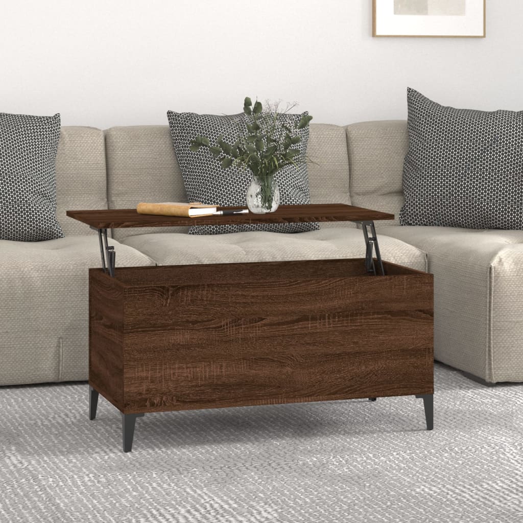 Coffee Table 60X44.5X45 Cm Engineered Wood