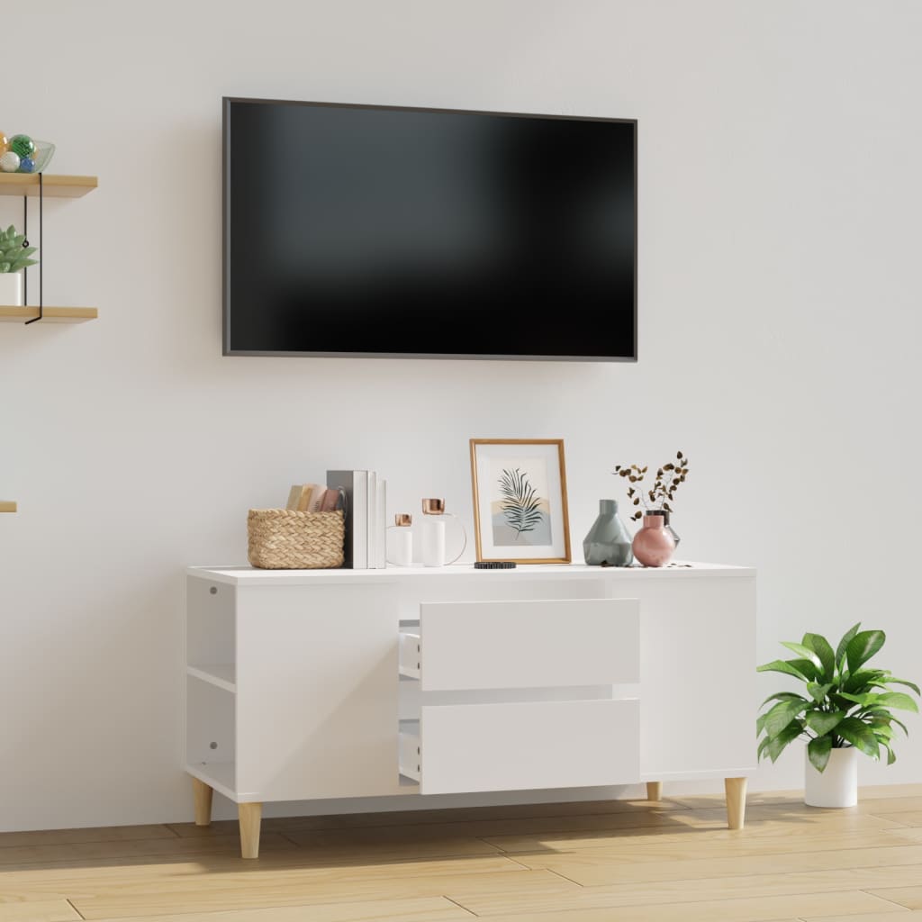Tv Cabinet 102X44.5X50 Cm Engineered Wood