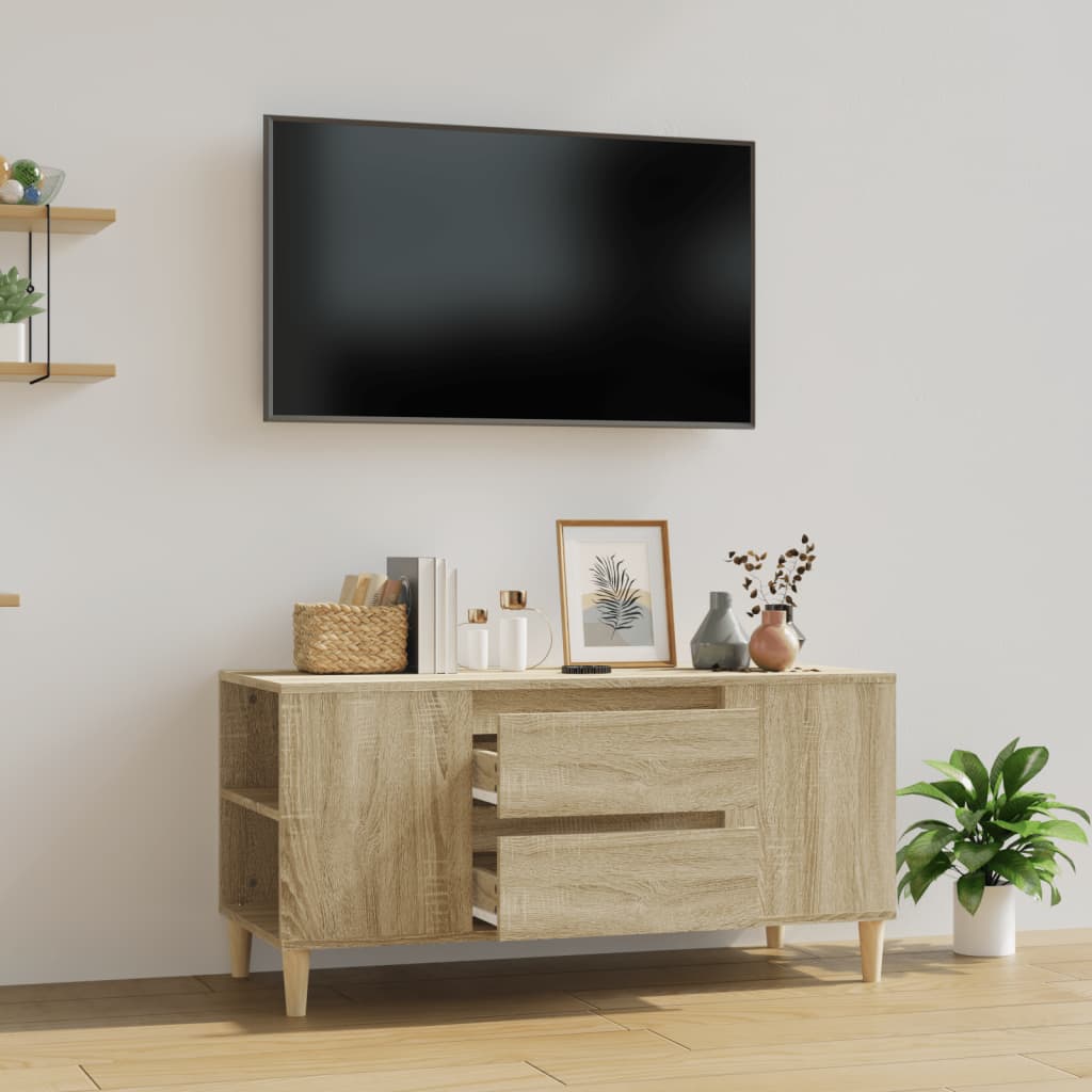 Tv Cabinet 102X44.5X50 Cm Engineered Wood