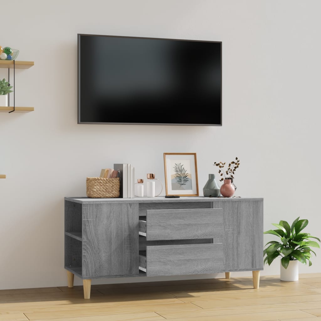 Tv Cabinet 102X44.5X50 Cm Engineered Wood