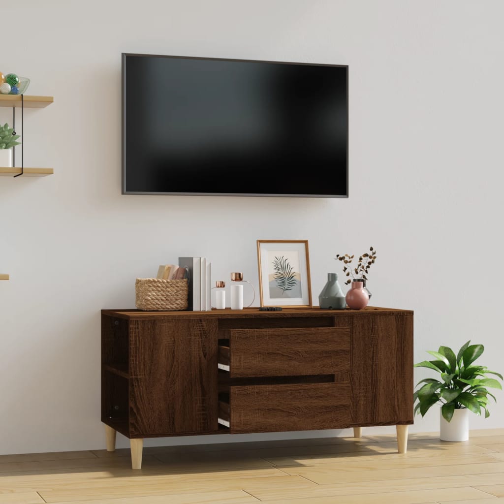Tv Cabinet 102X44.5X50 Cm Engineered Wood
