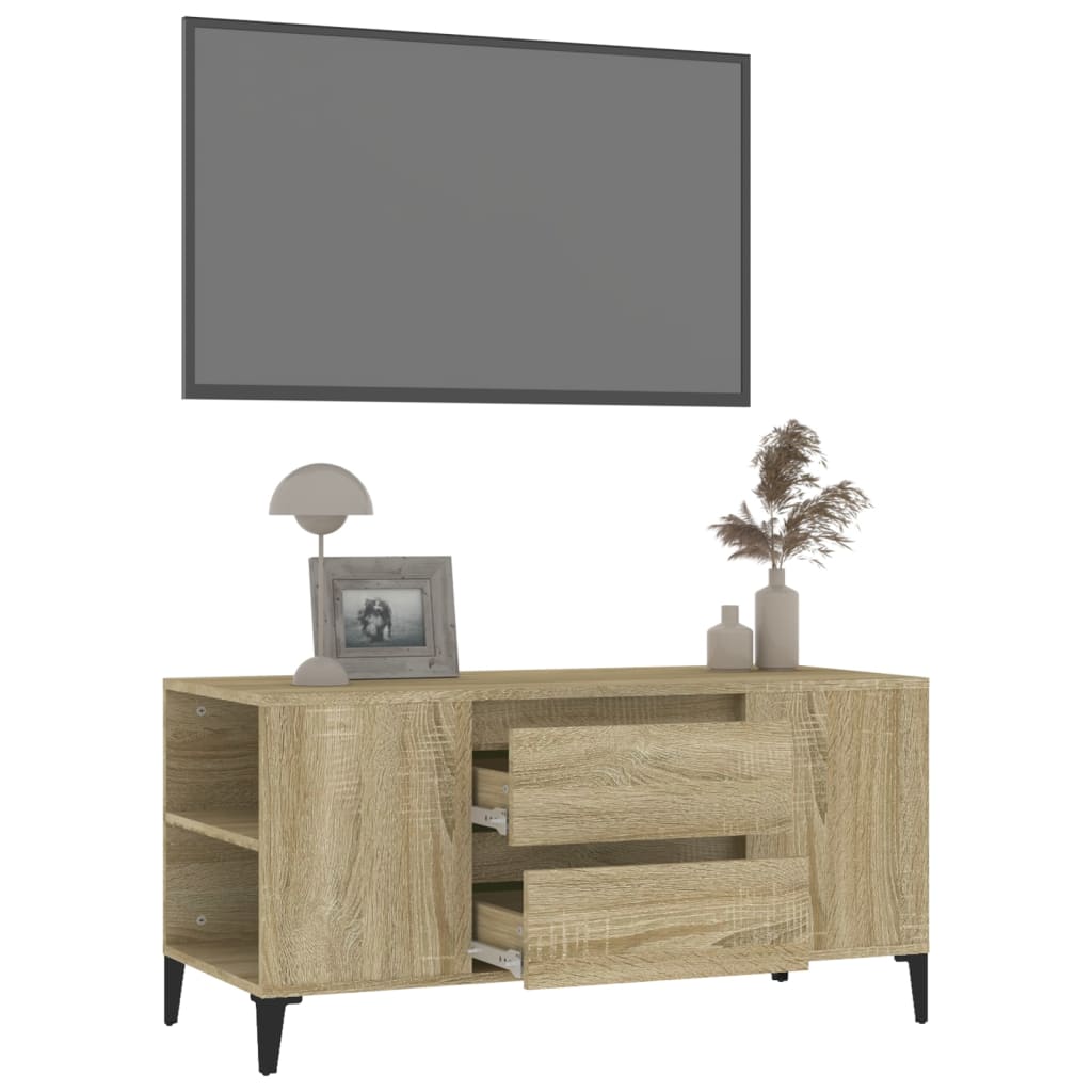 Tv Cabinet 102X44.5X50 Cm Engineered Wood