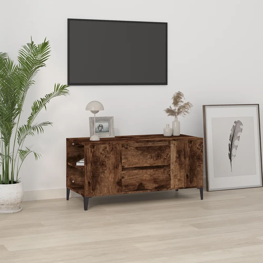 Tv Cabinet 102X44.5X50 Cm Engineered Wood