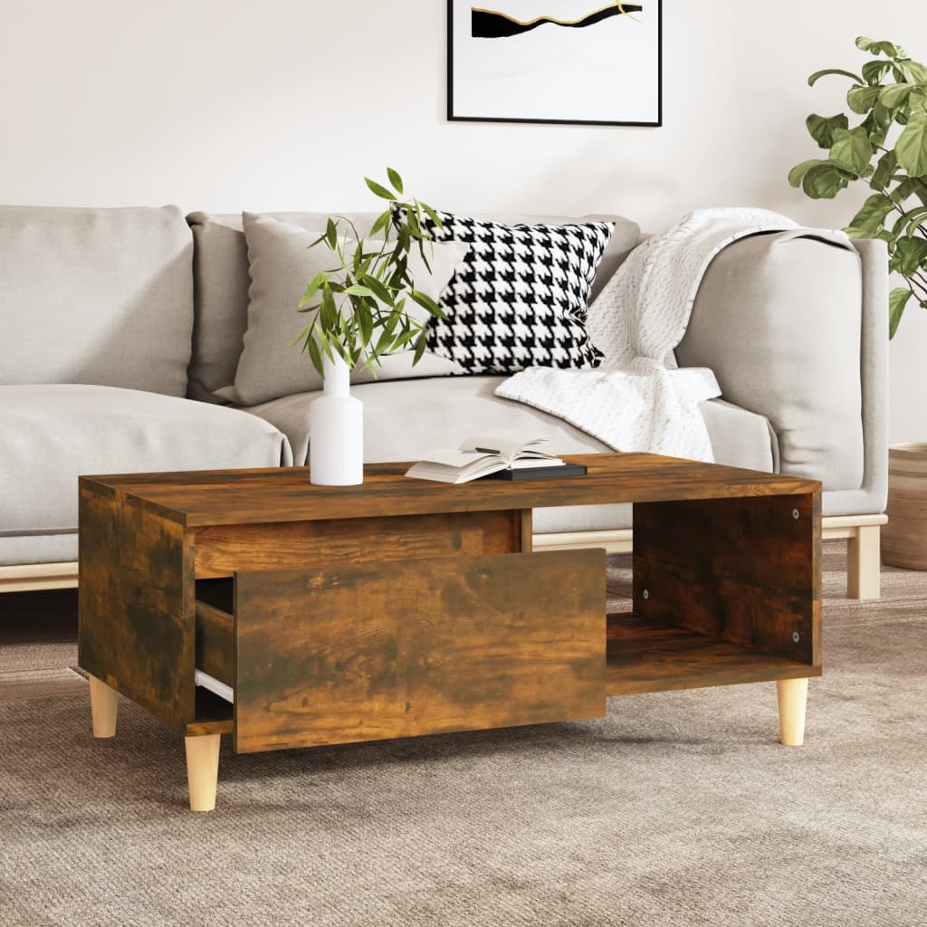 Coffee Table 90X50X36.5 Cm Engineered Wood