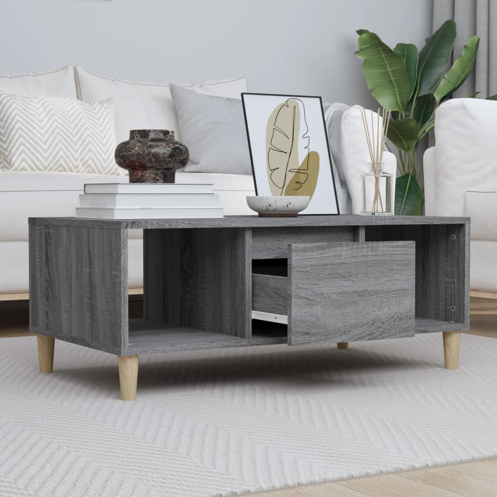 Coffee Table 90X50X36,5 Cm Engineered Wood