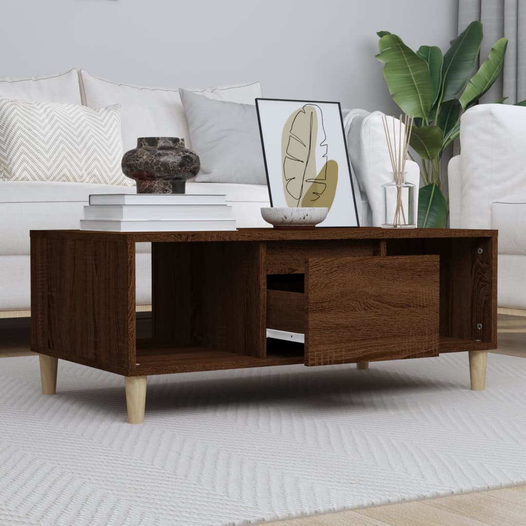 Coffee Table 90X50X36,5 Cm Engineered Wood