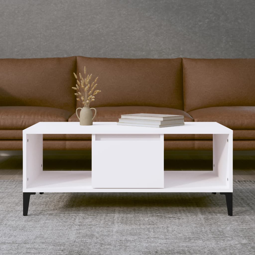 Coffee Table 90X50X36.5 Cm Engineered Wood