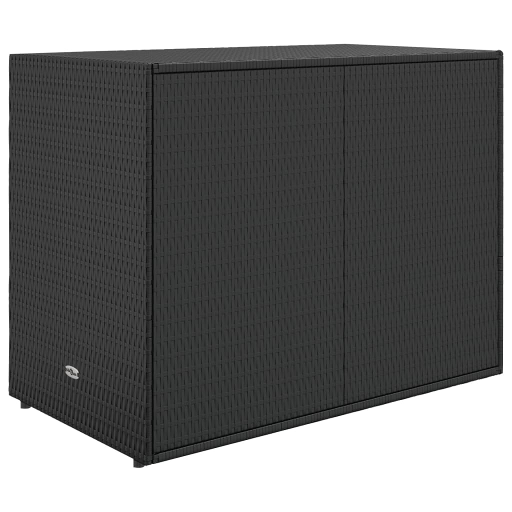 Garden Storage Cabinet 100X55.5X80 Cm Poly Rattan