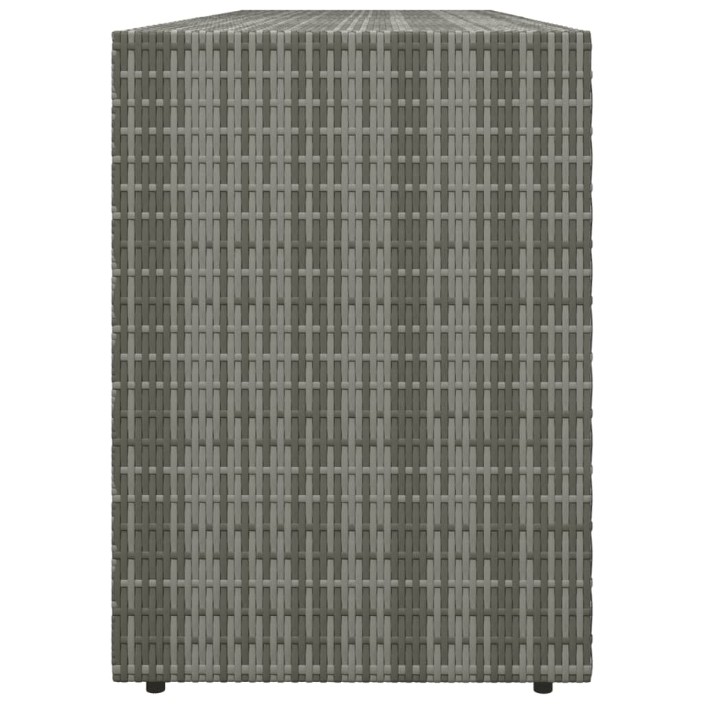 Garden Storage Cabinet 198X55.5X80 Cm Poly Rattan