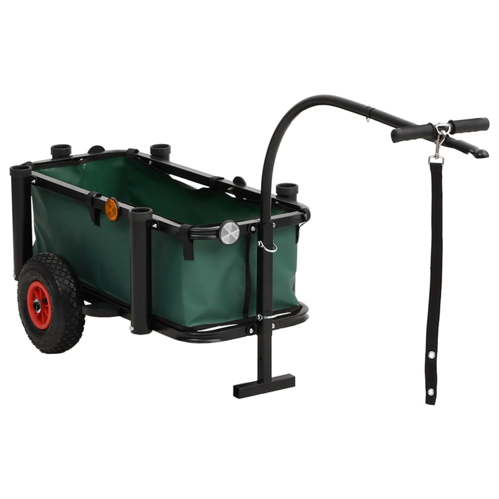 Fishing Trolley Black Steel