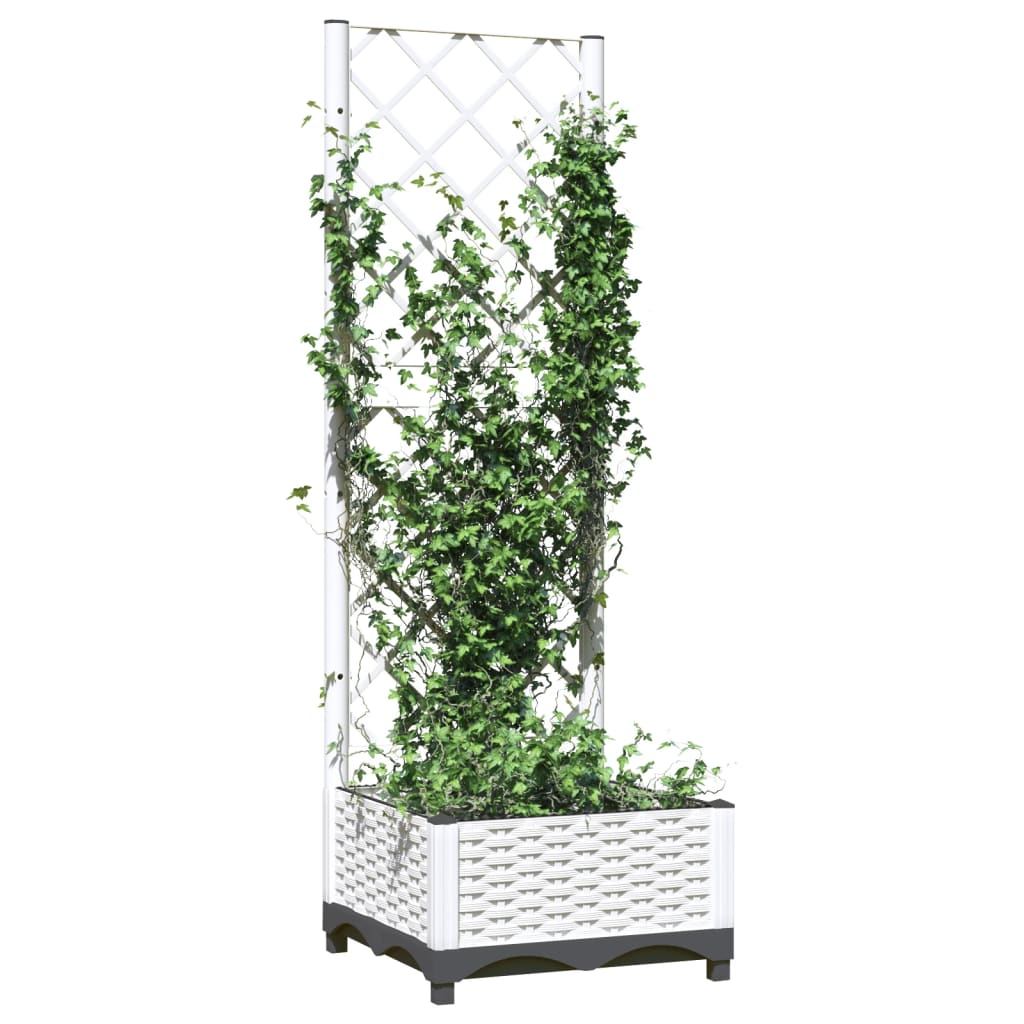 Garden Planter With Trellis Pp