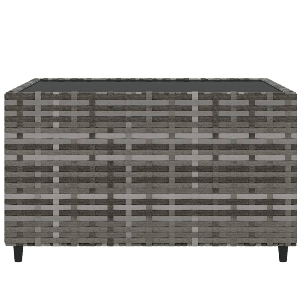 Square Garden Coffee Table 50X50X30 Cm Poly Rattan