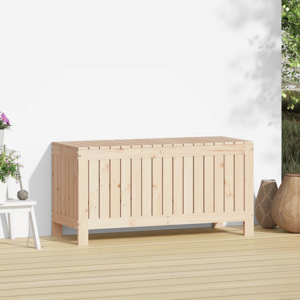 Garden Storage Box Solid Wood Pine
