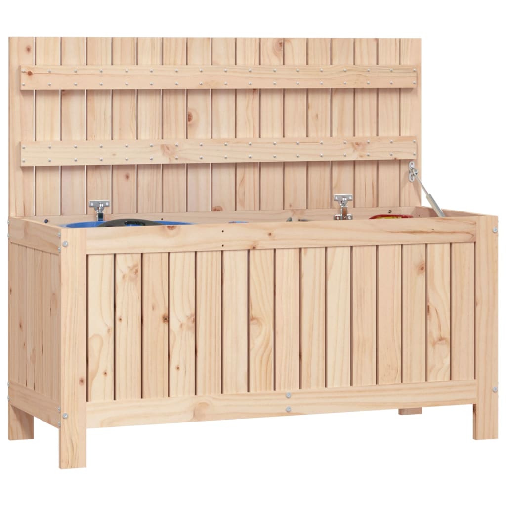 Garden Storage Box Solid Wood Pine