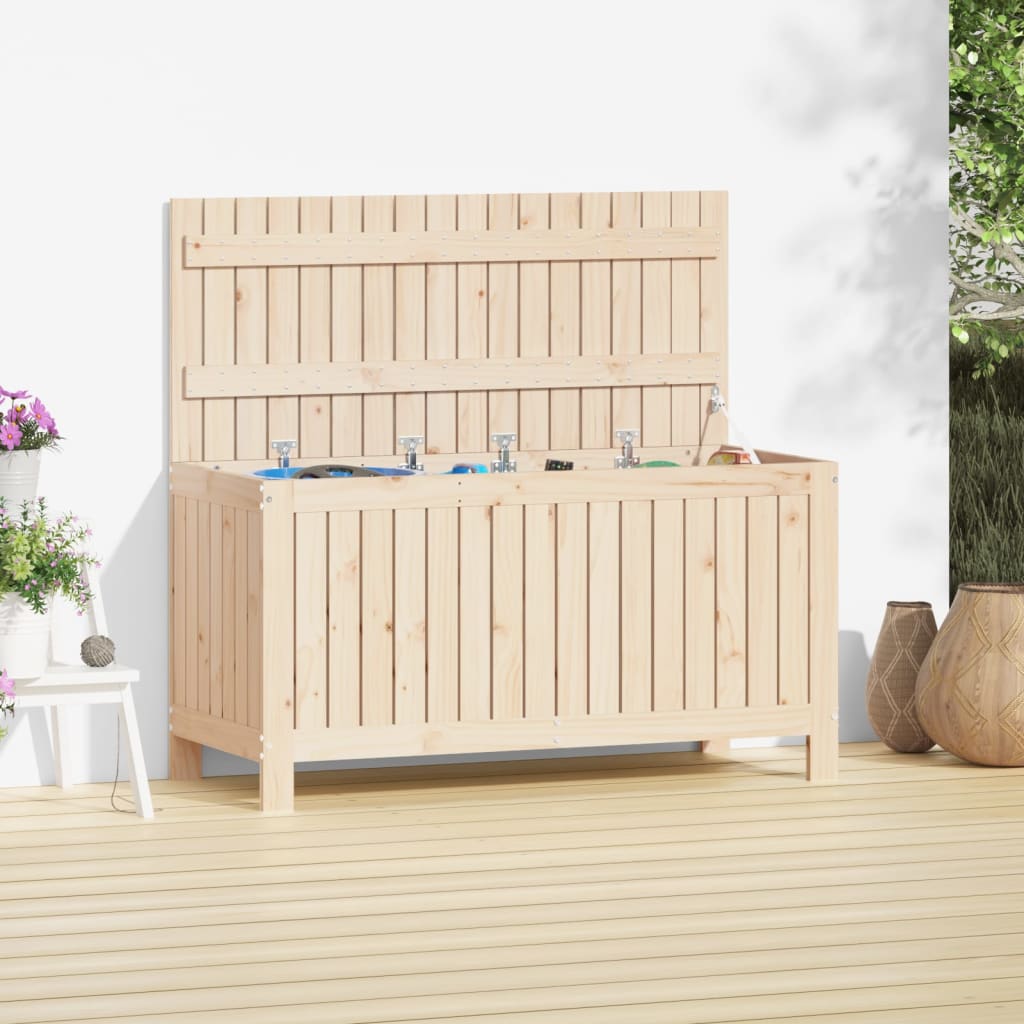 Garden Storage Box Solid Wood Pine