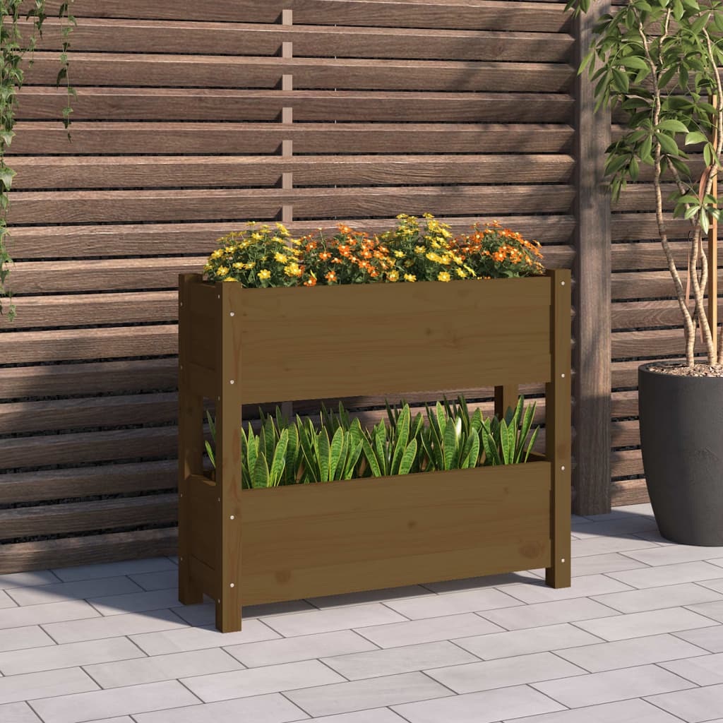 Planter Solid Wood Pine