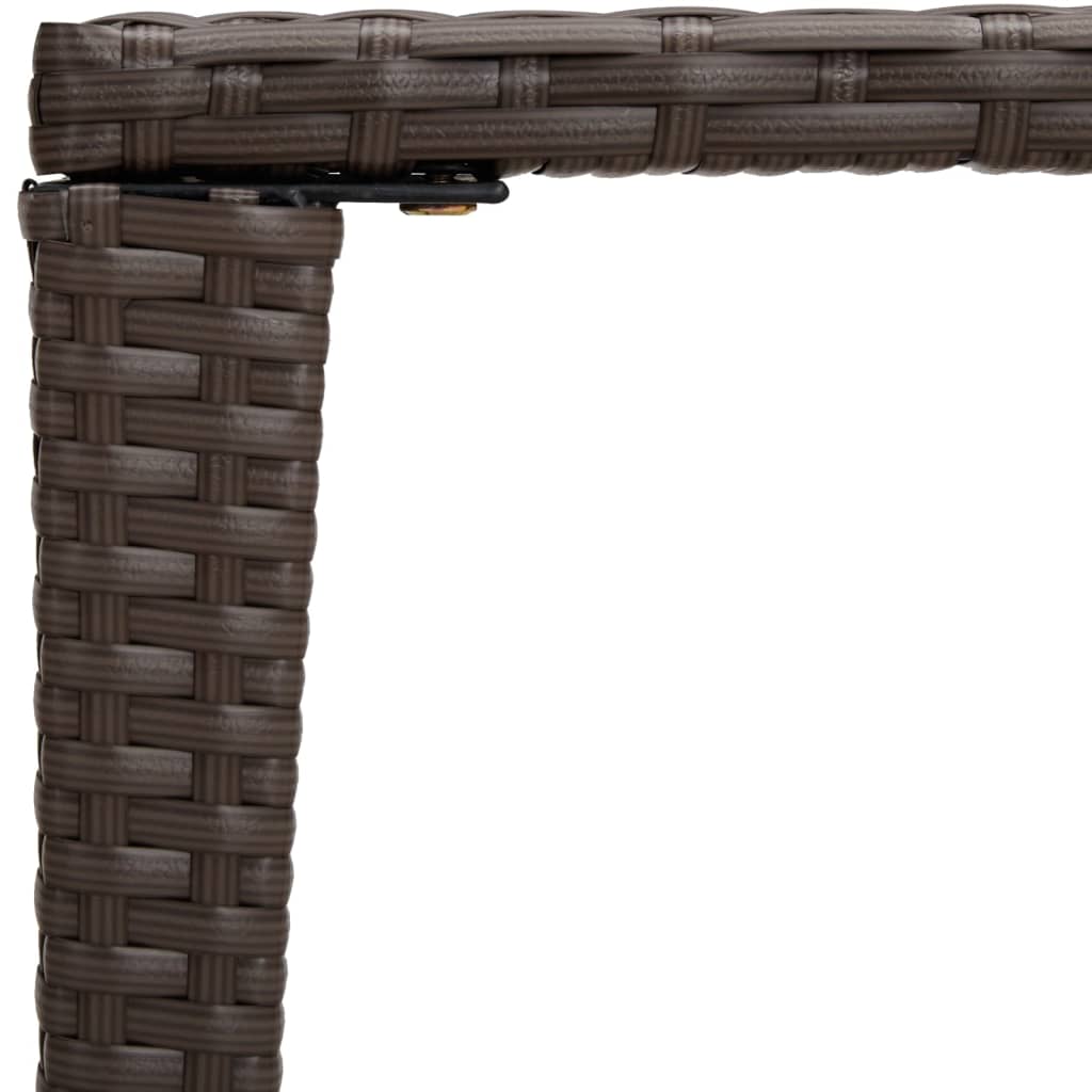 Nesting Tables 3 Pcs Poly Rattan