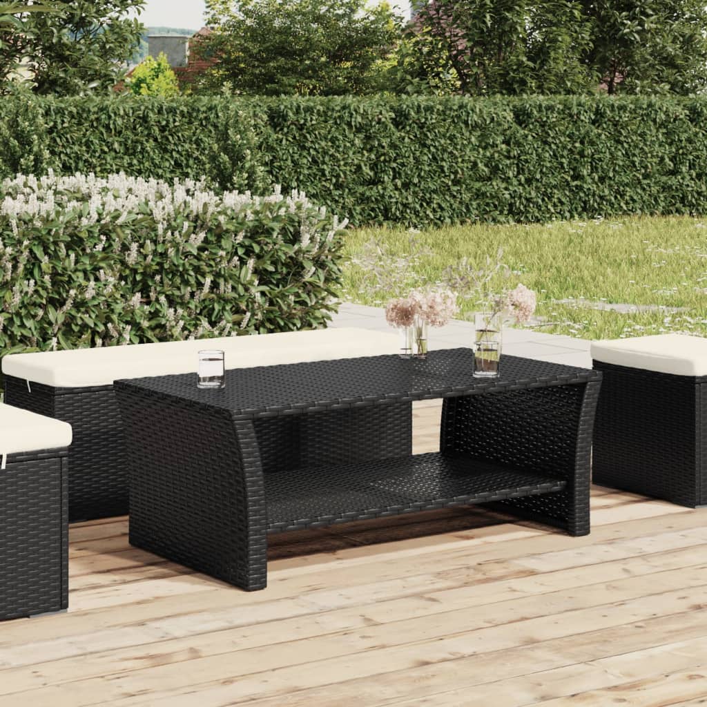 Coffee Table 100X50X40 Cm Poly Rattan
