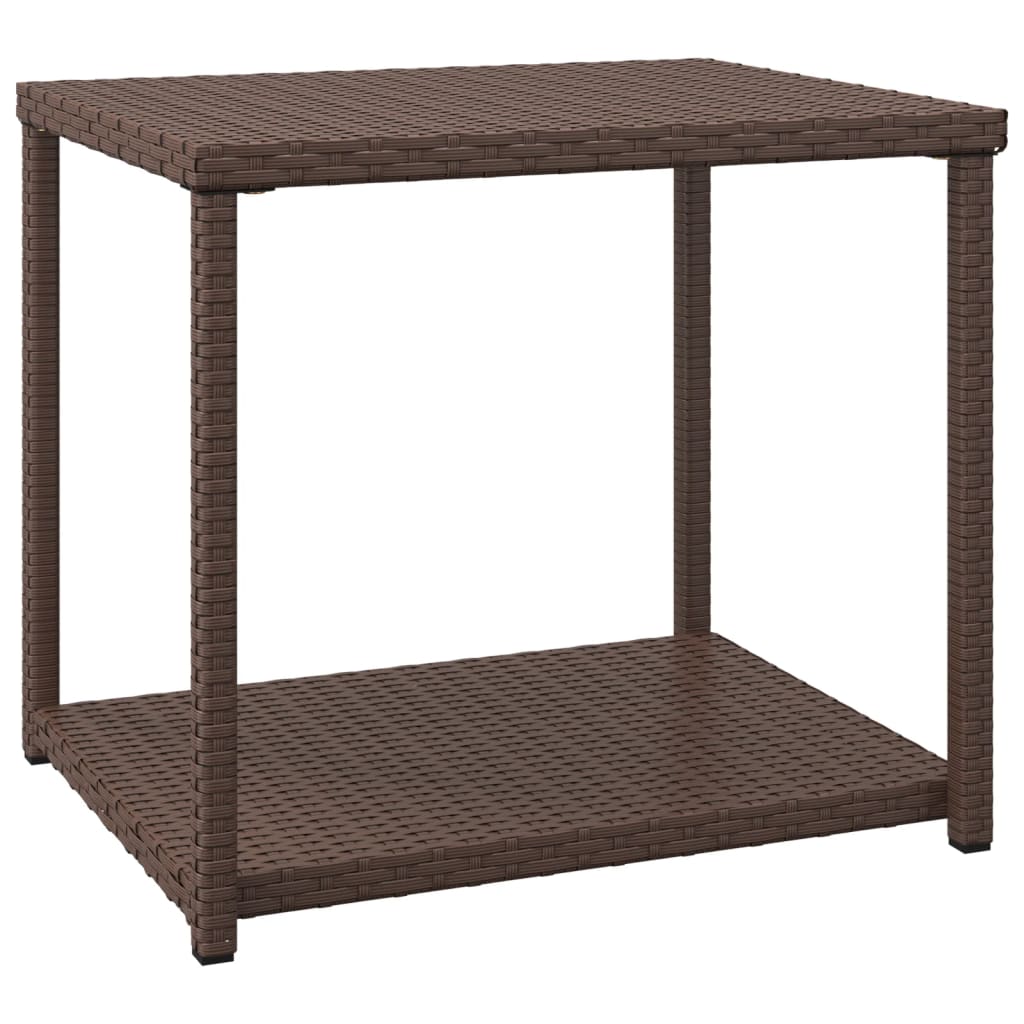 Side Table 55X45X49 Cm Poly Rattan