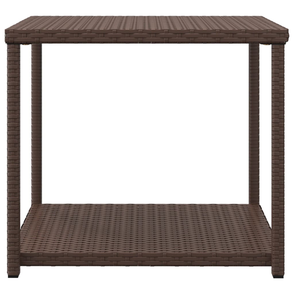 Side Table 55X45X49 Cm Poly Rattan