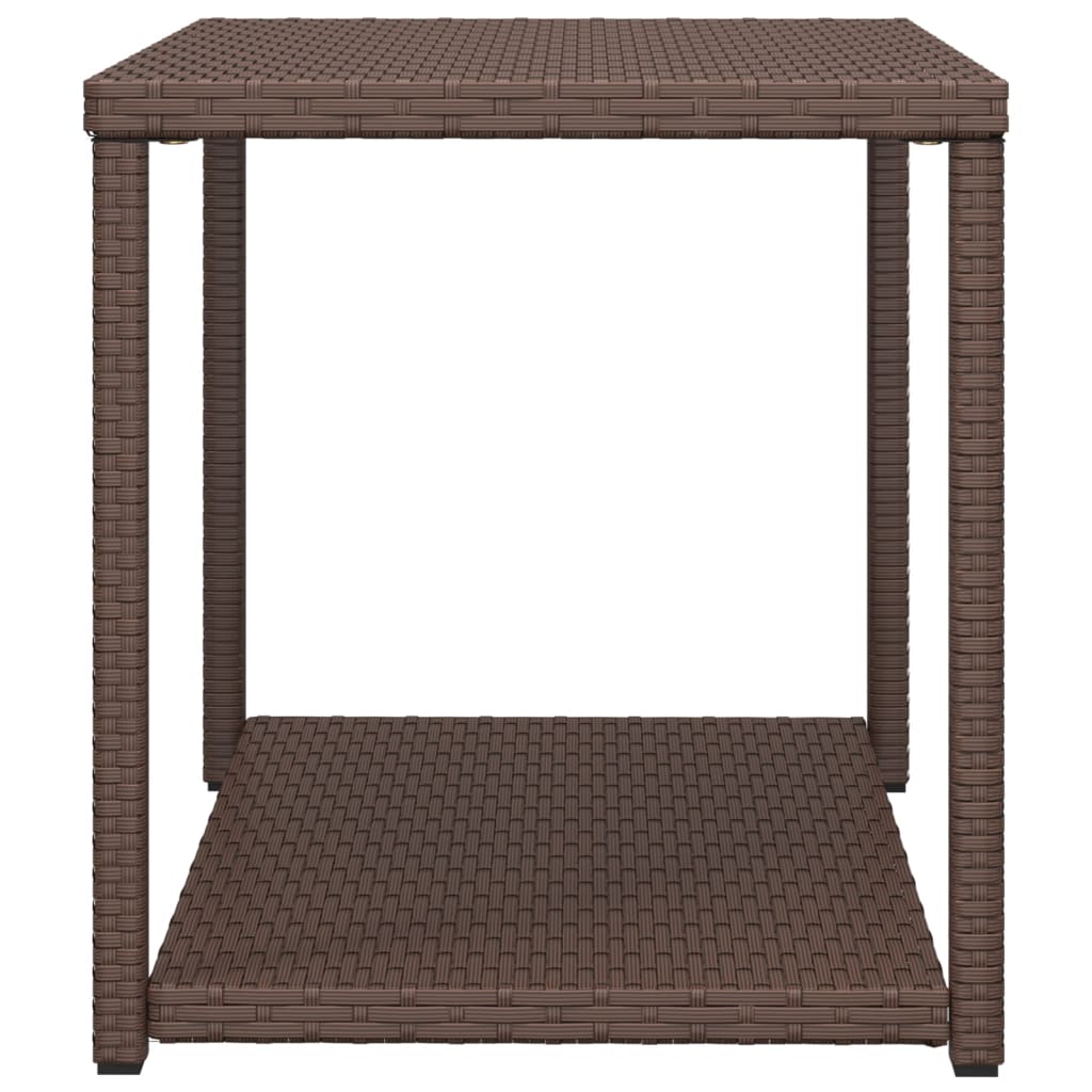 Side Table 55X45X49 Cm Poly Rattan