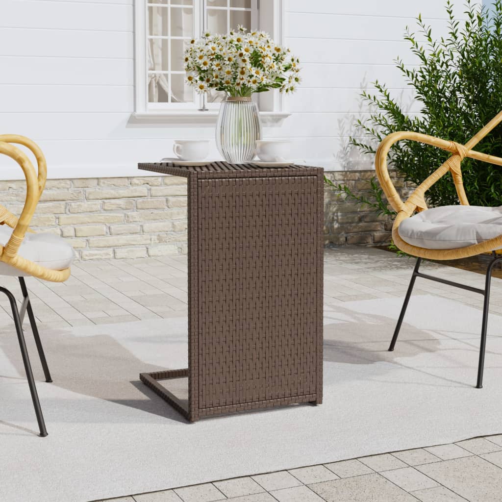C Table 40X35X60 Cm Poly Rattan