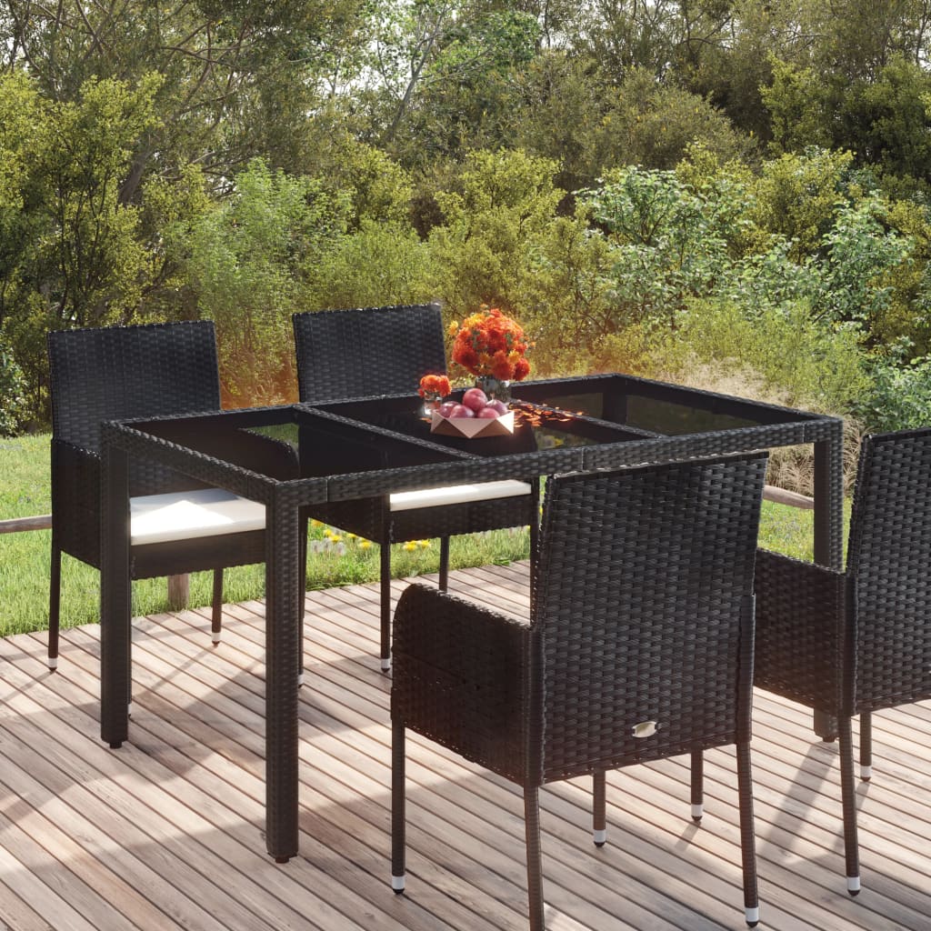 Garden Table With Poly Rattan