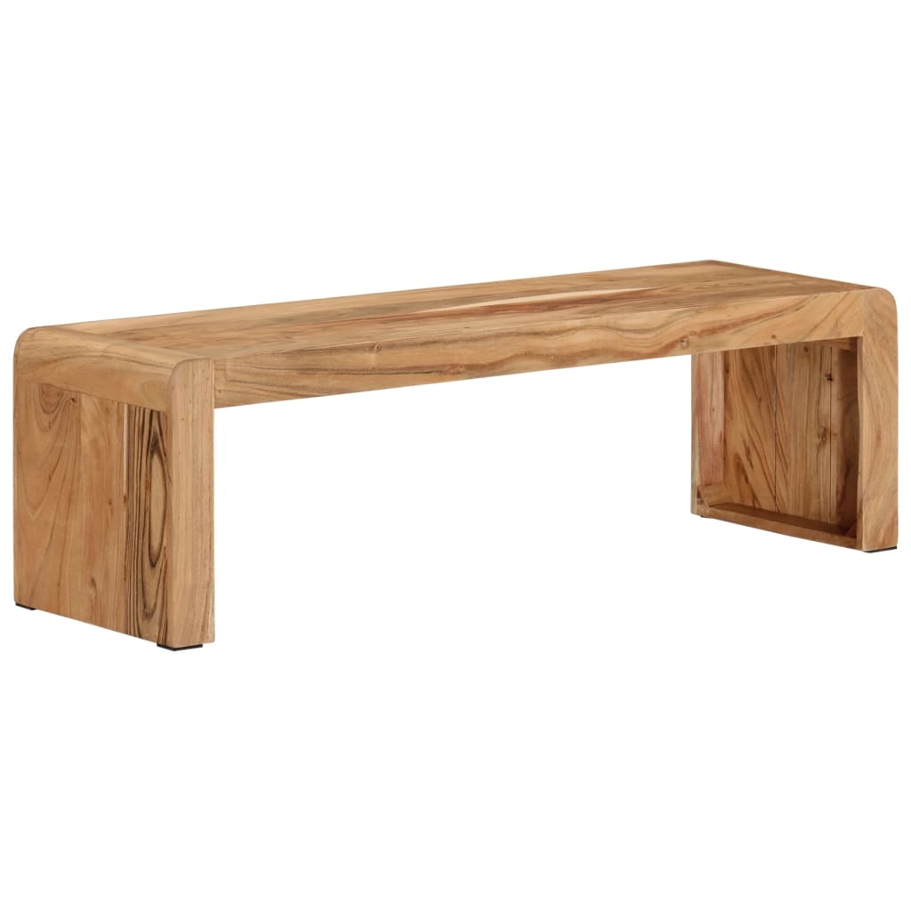 Tv Stand 110X33X33 Cm Solid Wood Acacia